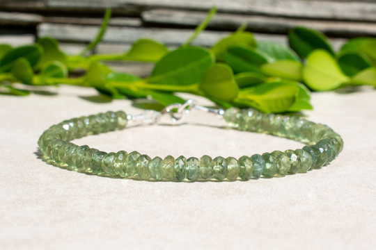 Apatite Gemstone Beaded Bracelet, Bracelets For Women, Gift For Her, Sterling Silver, Gold, Rose Gold Filled, Mothers Day Her