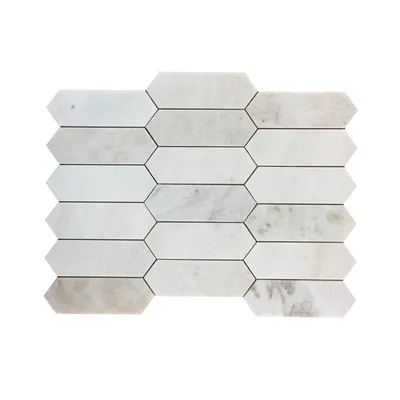 2" x 6" Marble Honeycomb Mosaic Wall & Floor Tile