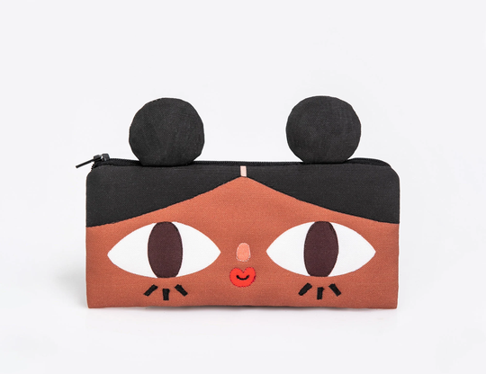 The Muffin Girl Facecase, Sunglasses Case, Cute Purse, Pencil Case
