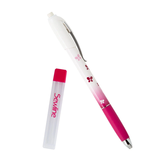 Sewline White Fabric Mechanical Pencil, Tools, Refills Available, Eraser Available