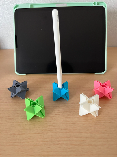 Modern Stars Shape Holder 3D Printed For Apple Pencil/Pencil