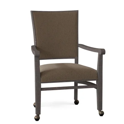 Selby Upholstered King Louis Back Arm Chair
