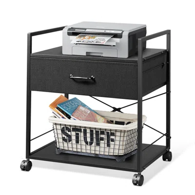 Mobile Printer Book Carts