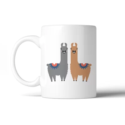 Adali Llama Pattern Coffee Mug