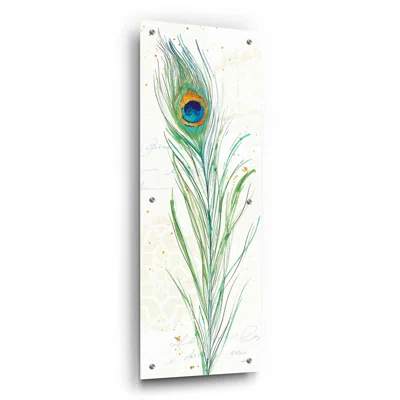 Peacock Garden VI by Anne Tavoletti - Unframed Painting
