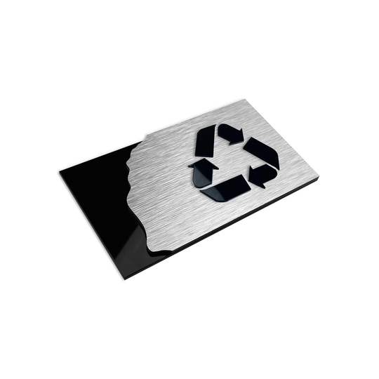 Garbage Room Sign - Trash & Recycle Signs Recycling Bin Office Door Only Waste