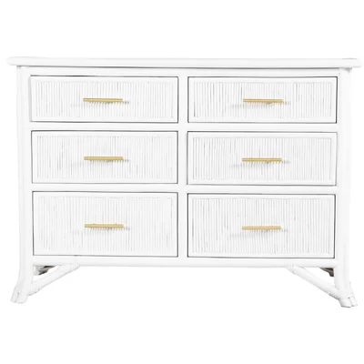 Bermuda 6 Drawer Double Dresser