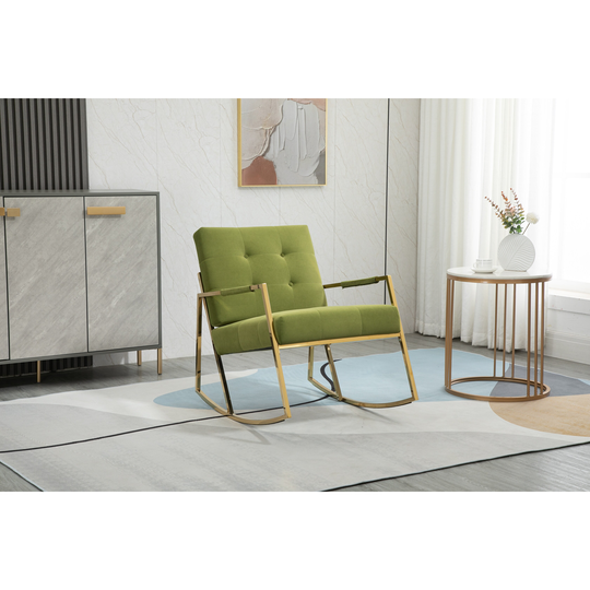 Accent Chair ,leisure rocking chair with Stainless steel feet