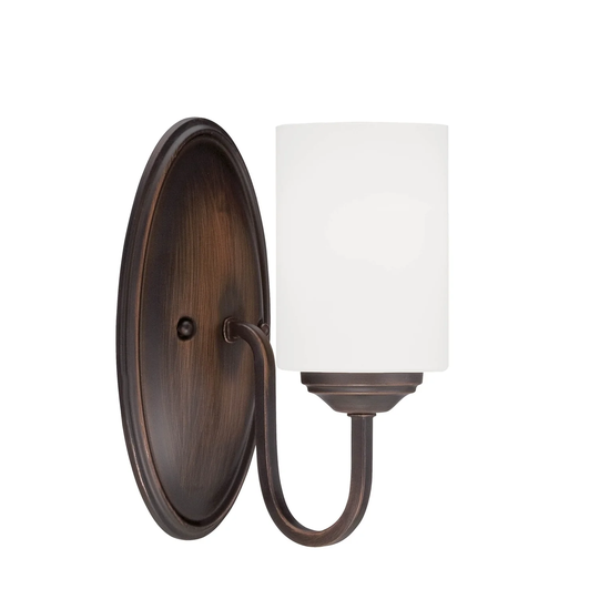 Millennium Lighting Lansing 1 Light Wall Sconce with Frosted Glass Shades