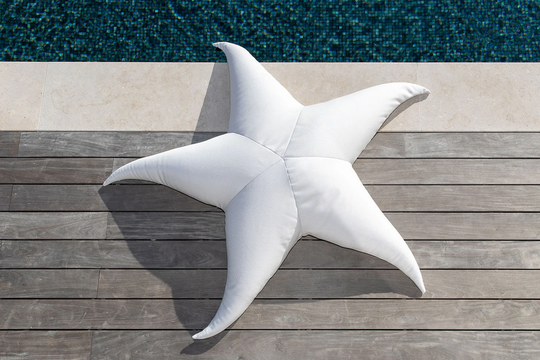Sea Star Bean Bag Chair, Floor Cushion, Pool Float Lounge Outdoor Cushions