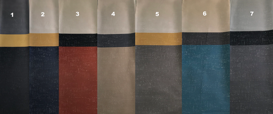 Luxury Striped Curtains, 7 Colors, Color Block Drapes, Curtain Panels Custom Rod Pocket Curtains