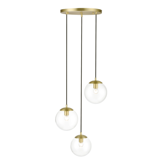 Light Society Zeno Globe 3-Light Pendant