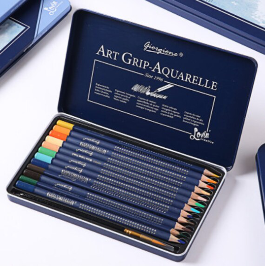 Color Pencils Set Up To 72 - Water Professional Coloring Colour Colored Brutfuner Gift For Artist