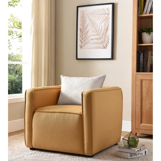 Furniture of America Dack Contemporary Fabric Upholstered Accent Chair