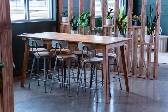 The Stockholm Table // Midcentury Modern, Commercail Table, Modern Dining Danish Kitchen Walnut, Restaurant Table