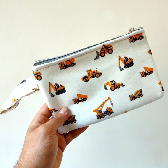 Truck Pencil Case Kids Boy Gift Idea | Name Pouch Kid Zipper Toddler Gifts