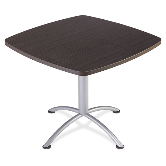 Iceberg iLand 29"H Square Hospitality Table - Gray Silver