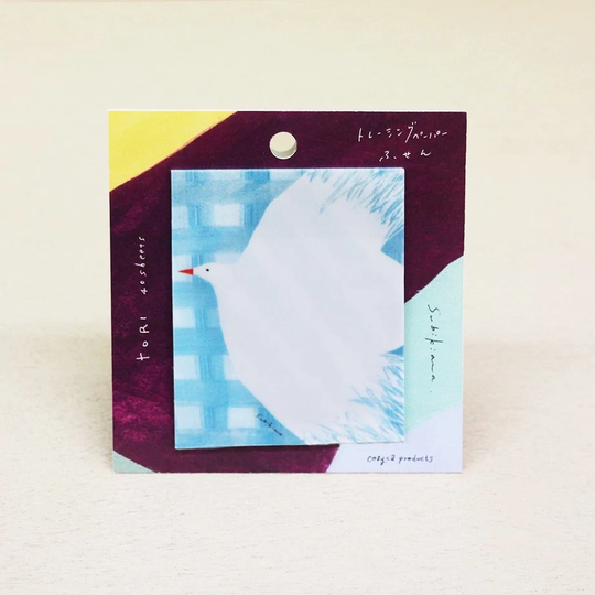 Cozyca Product - Tracing Paper Sticky Note Series Designed By Subikiawa Tori | Bird