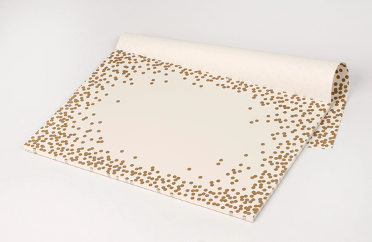 Golden Confetti Placemat | Table Decor