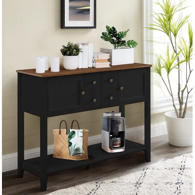 Hestel 45.75" Wide 4 Drawer Sideboard
