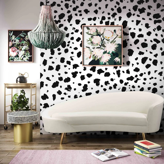 Silver Orchid Avetisyan Handmade Upholstered Cream Velvet Sofa