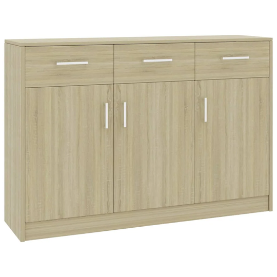 Sideboard Sonoma Oak 43.3"x11.8"x29.5" Chipboard