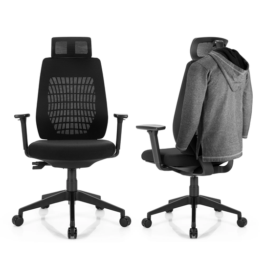 Gymax Ergonomic Mesh Office Chair High Back Swivel Executive Chair w/ - See Details