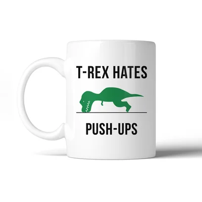 Adalric T Rex Push Ups Coffee Mug