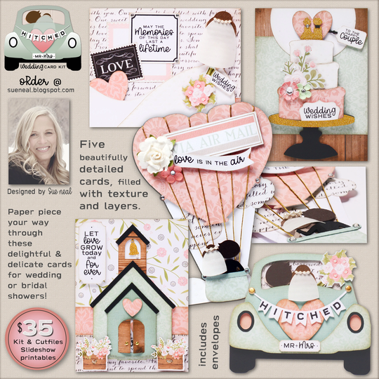 Hitched Card Making Kit, Wedding Bridal Shower Cards, Cards, Diy Cards