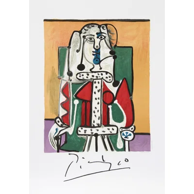 Femme Dans Un Fauteuil by - Painting on