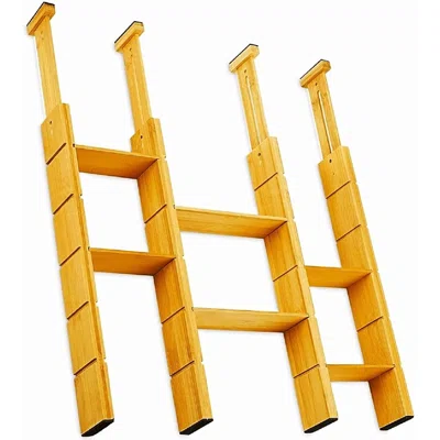 Adjustable Bamboo Drawer Divider With 4 Dividers,6 Inserts, Spring Loaded Adjustable Drawer Organizer, Expandable Organization For Home, Office, Dress