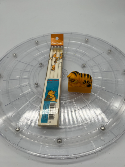 Vintage Garfield Pencils New in Pack. Pack Of 4 Plus Pencil Sharpener