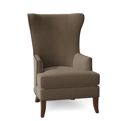 Andrew 28" W Slipcovered Wingback Chair