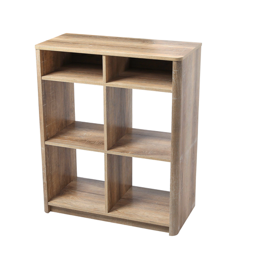 Radius Wood Console Table Shelf with Storage