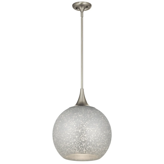 Kichler Lighting Sitara Collection 1-light Brushed Nickel Pendant