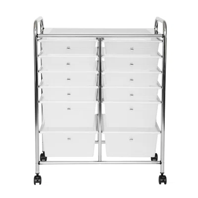 12 Drawer Rolling Storage Chest