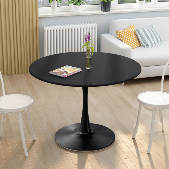 42.12" Modern Round Dining Table with Round MDF Table Top