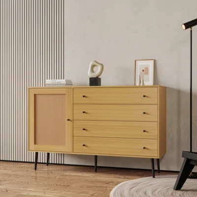 Florea 15.75" Wide 4 Drawer Sideboard