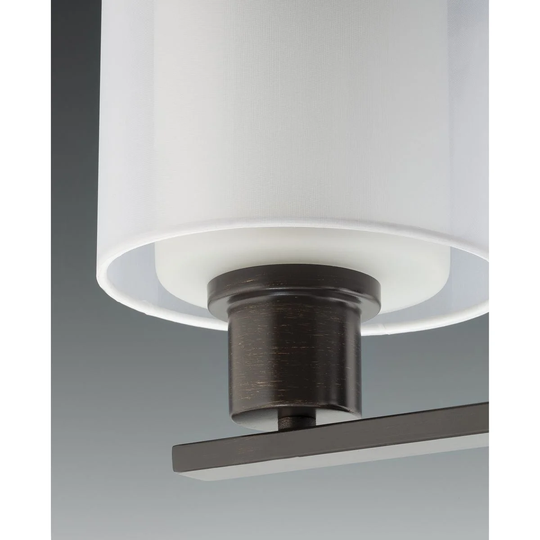 Progress Lighting Bronze 3-light Semi-Flush Convertible