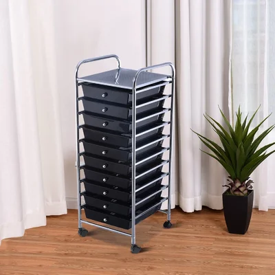 10 Drawer Rolling Storage Cart Organizer