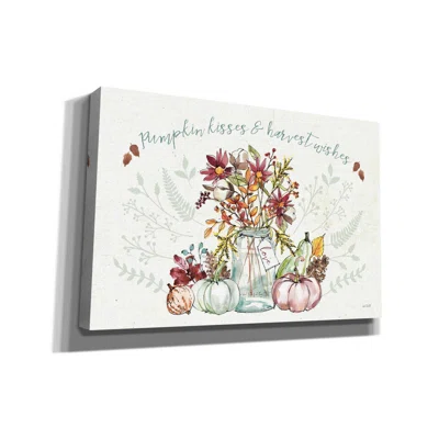 Festive Foliage I by Anne Tavoletti - Wrapped Canvas Textual Art Print