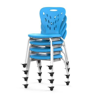 17" Classroom Chair with Casters