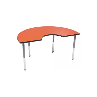 Genesis Whiteboard Table Adjustable Height Kidney Activity Table