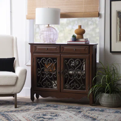 Vanceboro 2 - Door Mirrored Accent Cabinet