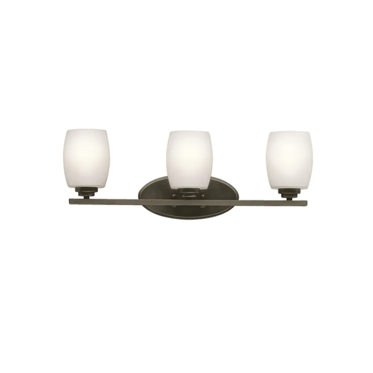 Kichler Lighting Eileen Collection 3-light Olde Bronze LED Bath/Vanity Light