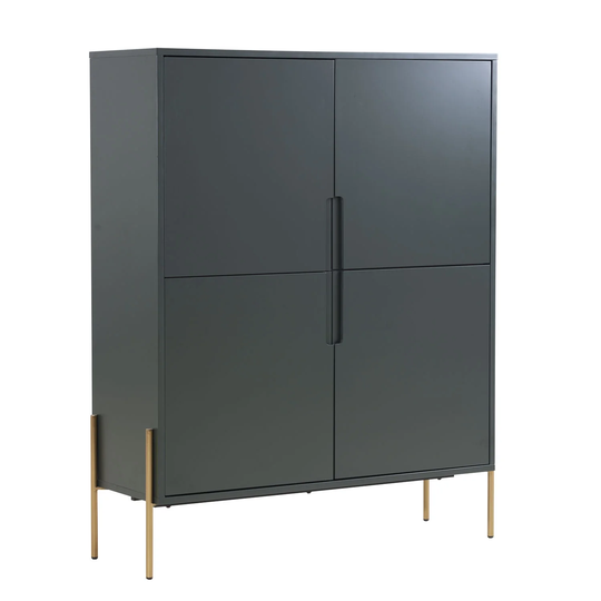 Modern Sideboard Buffet Table Highboard with storage shelves for living room Kitchen