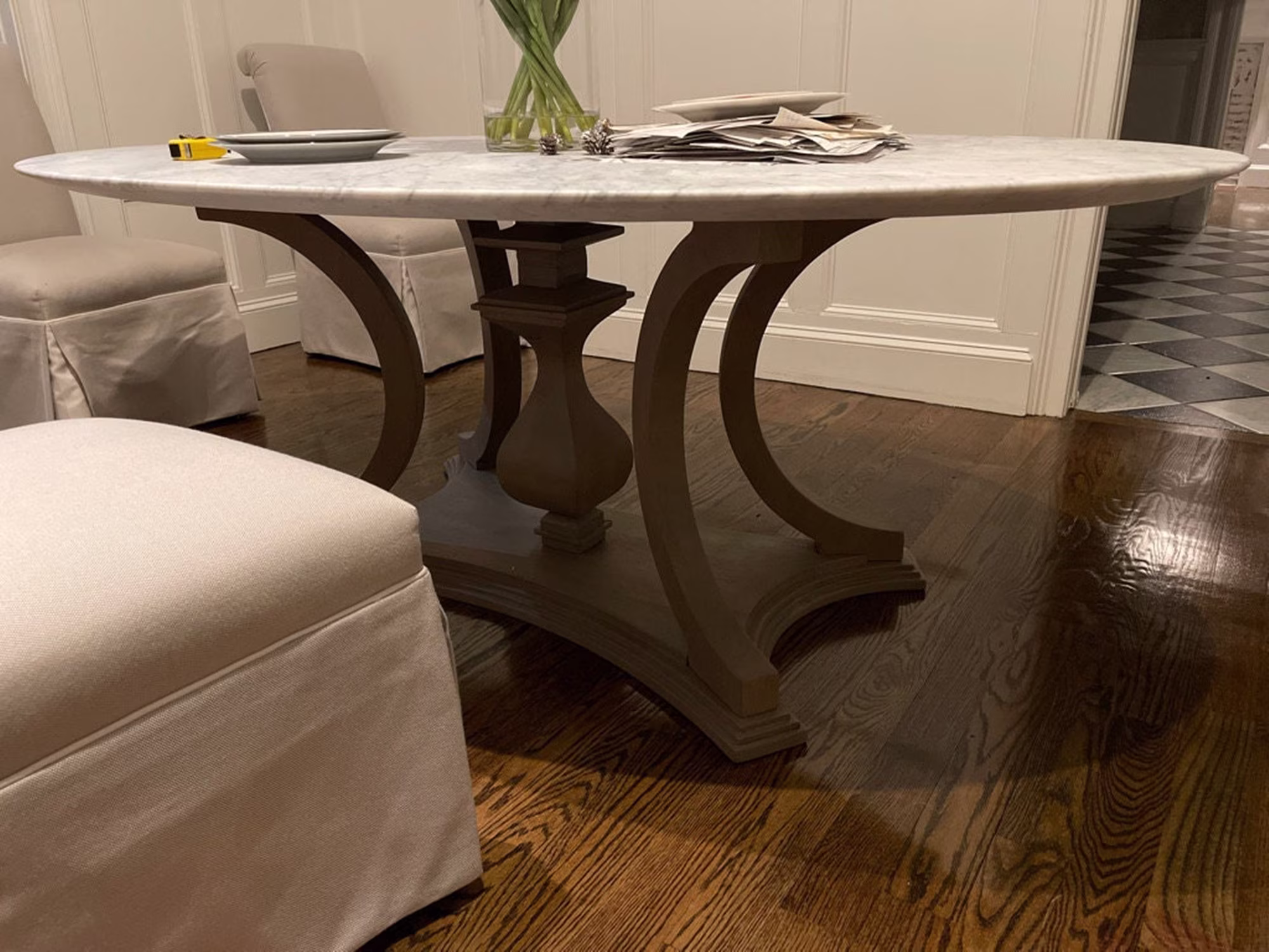 Walnut Table Legs, Pedestal, Coffee Table Wood Pedestal, Dining Legs, Base, Base