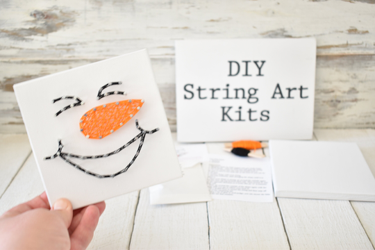 Diy Christmas Snowman String Art Kit, Do It Yourself, Winter Sign, Tree, Diy Craft Kit, Decor, Stocking Stuffer, Gift