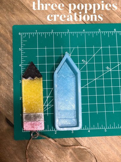 Pencil Freshie Silicone Mold For Aroma Beads & Freshies
