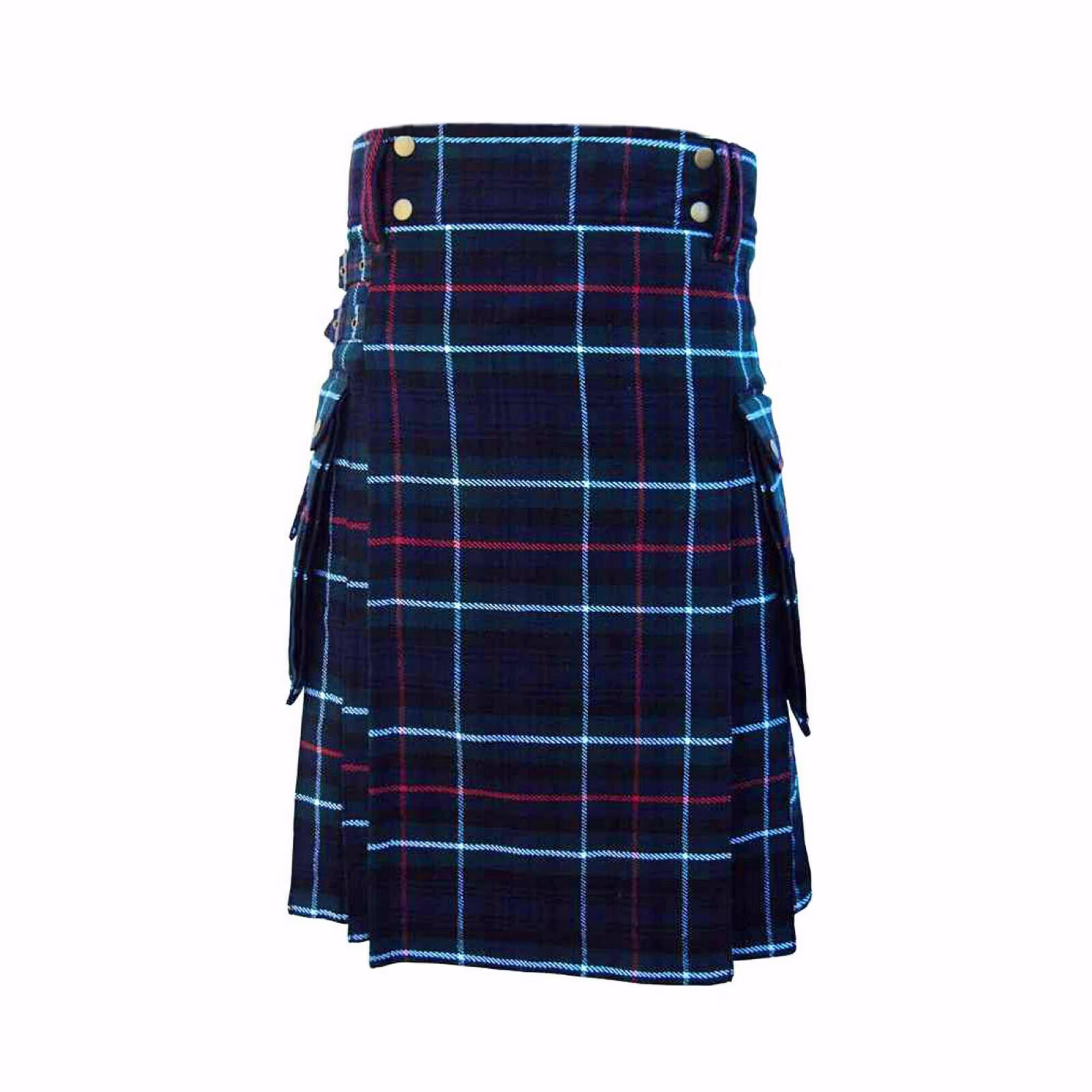 Scottish Mens Utility Kilt, Mackanzie, Highland Men's Handmade Tartan, Kilt For Men, Traditional Gift